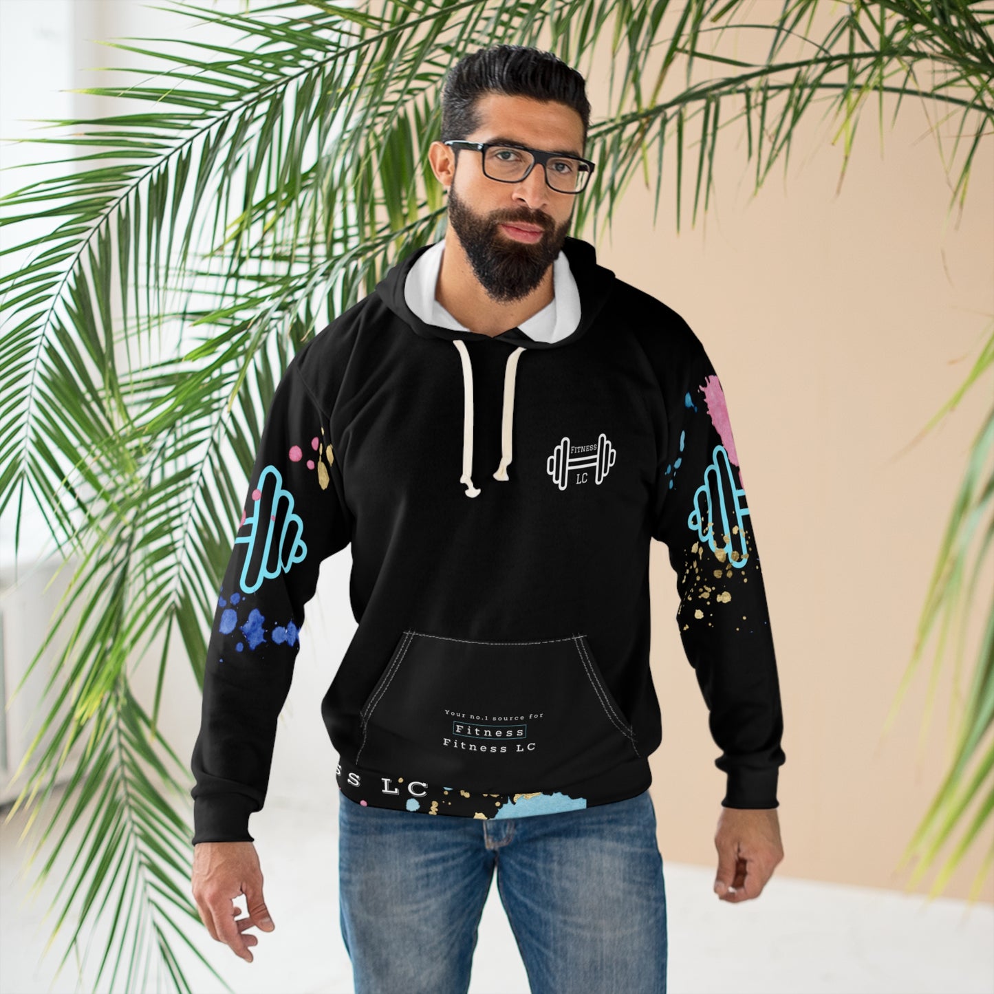 AOP Unisex Fitness LC Hoodie