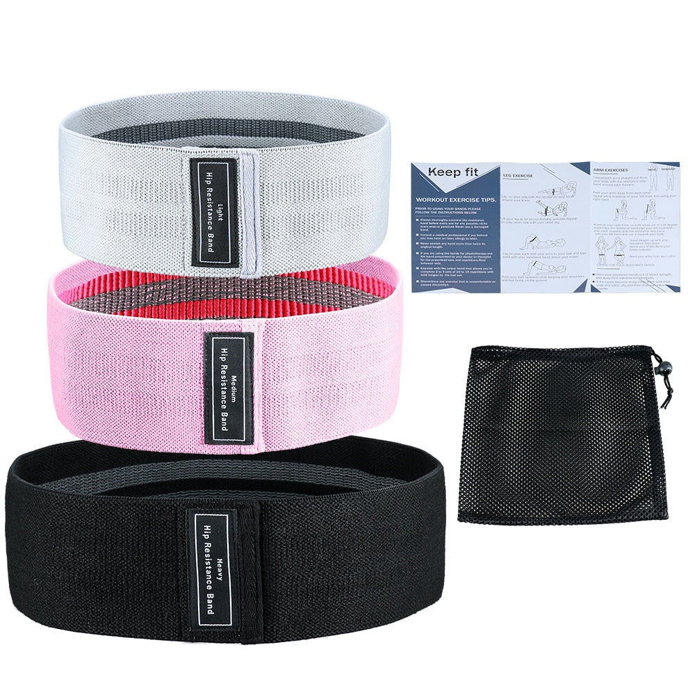 3 Piece/Set Resistance Bands Set FitnessLC