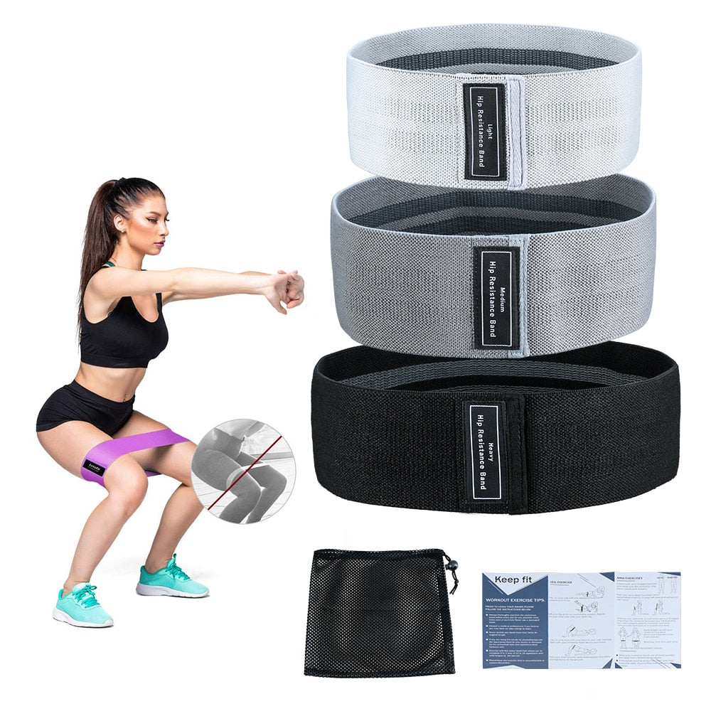 3 Piece/Set Resistance Bands Set FitnessLC