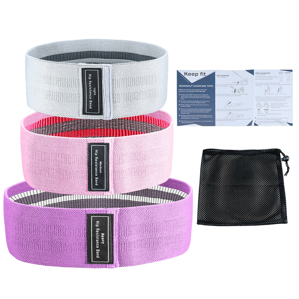 3 Piece/Set Resistance Bands Set FitnessLC