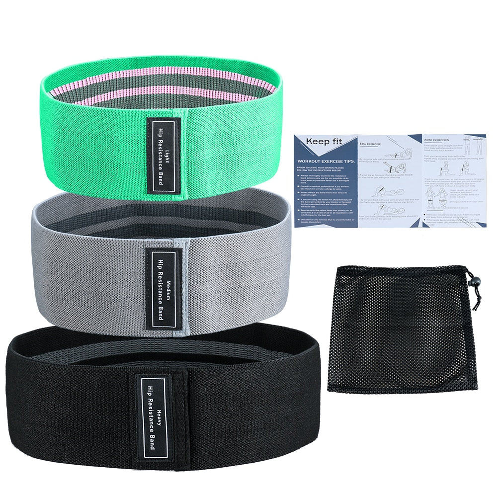 3 Piece/Set Resistance Bands Set FitnessLC