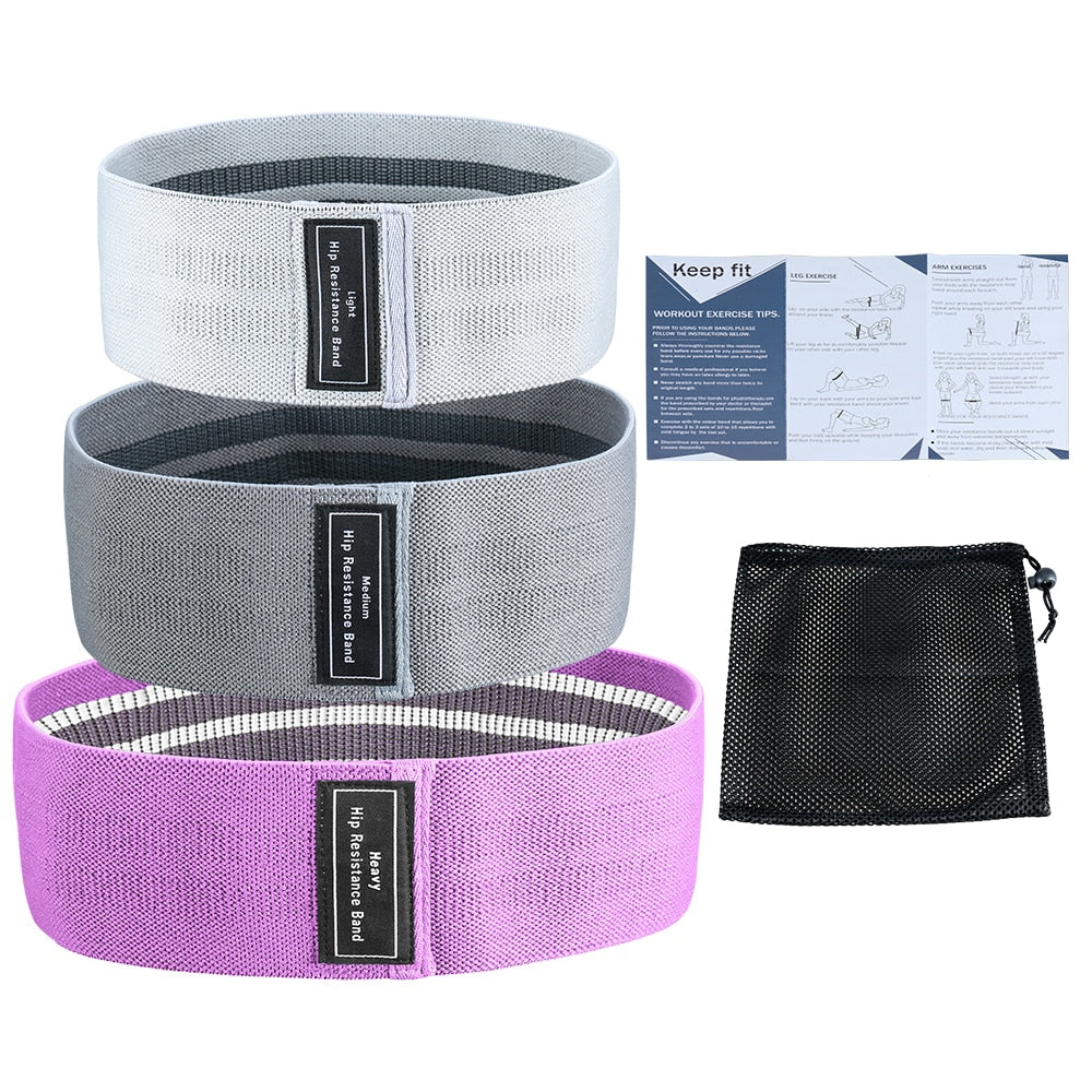 3 Piece/Set Resistance Bands Set FitnessLC